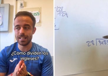 Un profesor español se asombra ante el método que usa su nuevo alumno inglés para hacer divisiones: «Vaya locura»
