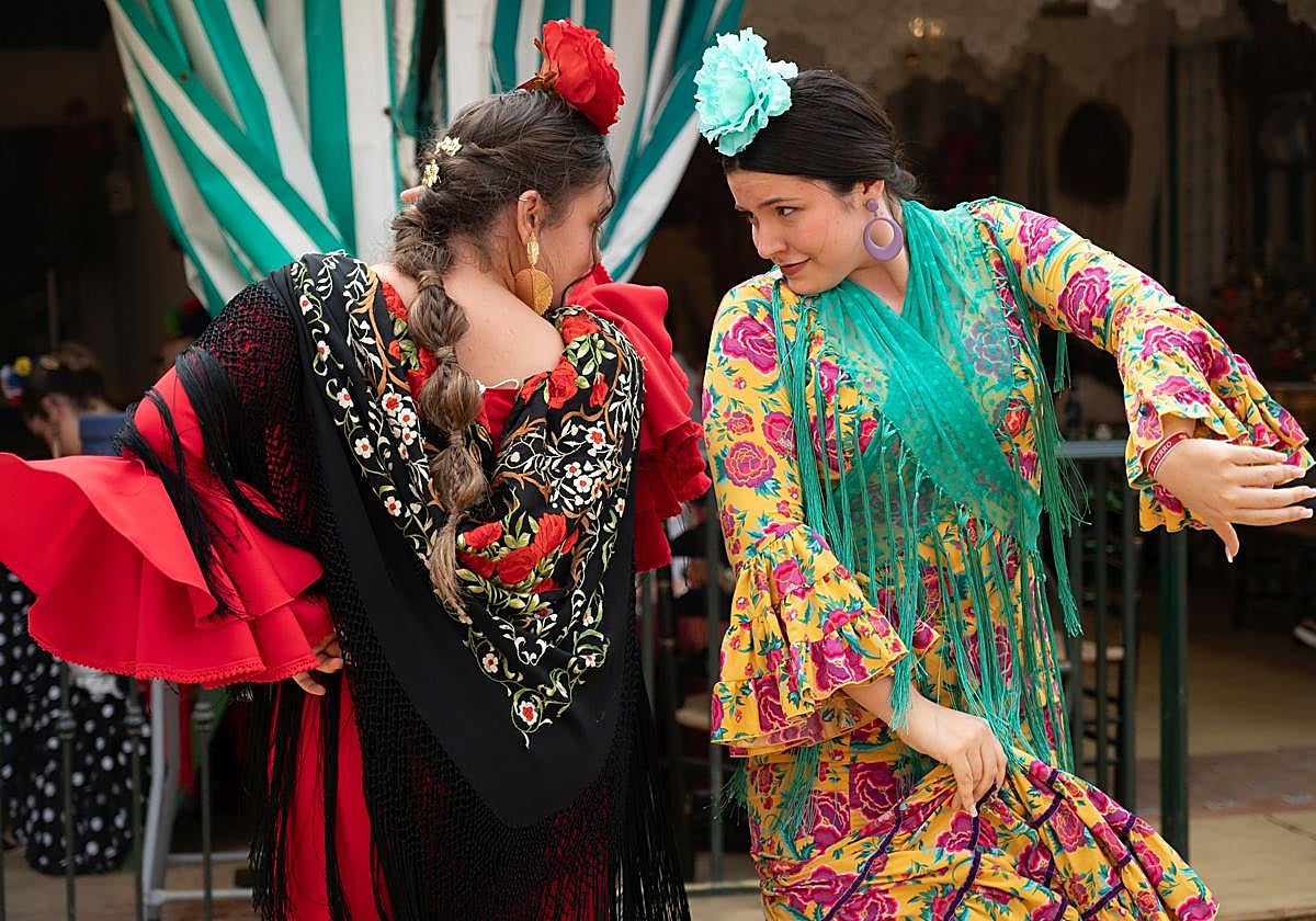 Ambiente en la Feria de Abril de Sevilla de este año 2024