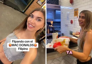 Una española en Filipinas muestra la comida que se vende en los McDonald's del país: «Estoy flipando»