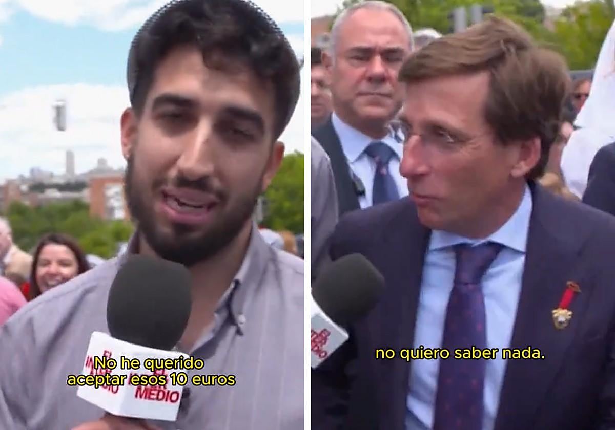 Las tensas bromas entre Almeida y un reportero de 'El Intermedio': «¿Vais sobrados de pasta en La Sexta o qué?»