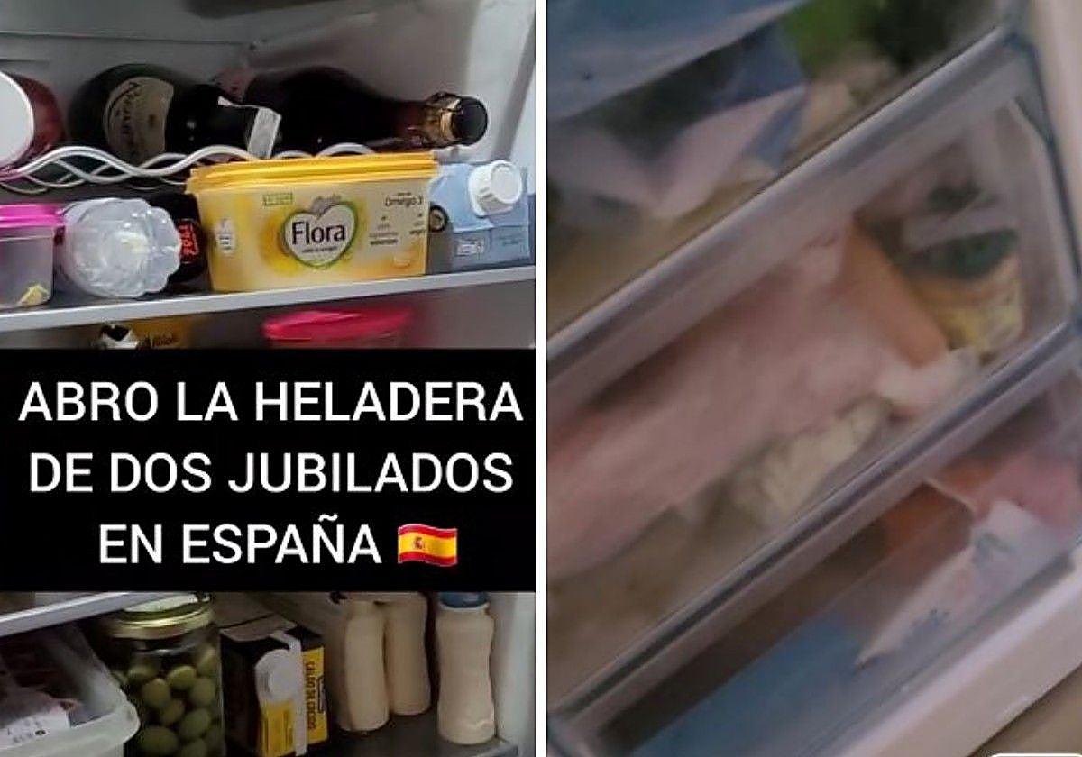 Un argentino muestra lo que los españoles jubilados pueden tener en la nevera con sus pensiones: «Y los reciben periódicamente...»