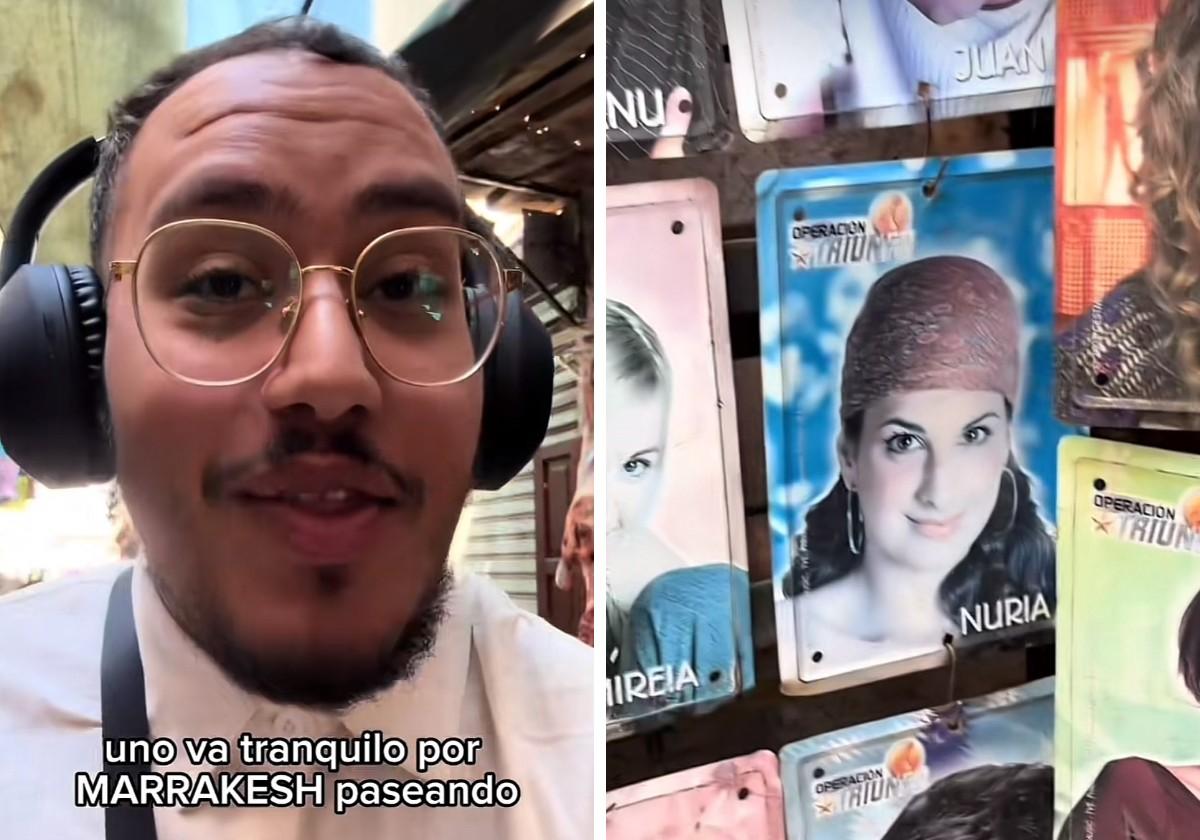 Pasea por Marrakech y se encuentra un producto de España que ya no se vende