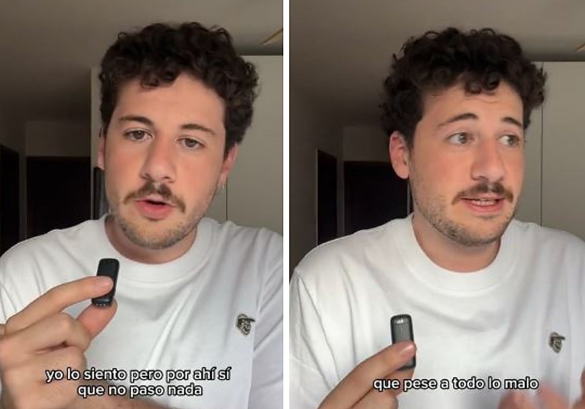 Yose, durante su vídeo con la reflexión sobre los kebabs