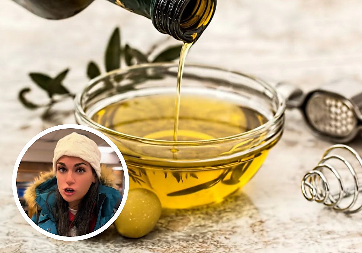 Una joven viaja a Noruega y muestra el precio del aceite de oliva español