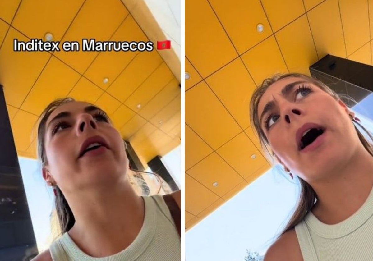 Marta, antes de entrar a la tienda