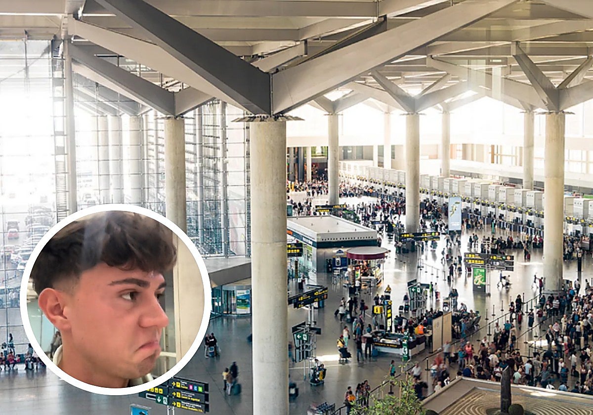 Un joven muestra el habitáculo más extraño que ha visto en un aeropuerto en España
