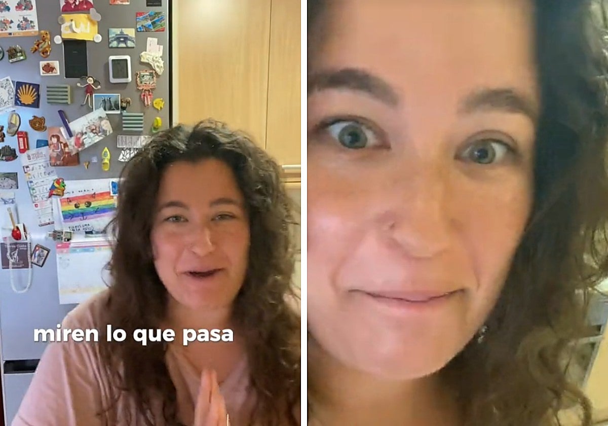 La creadora de contenido se mostró totalmente sorprendida por los vasos que se utilizan en las casas españolas