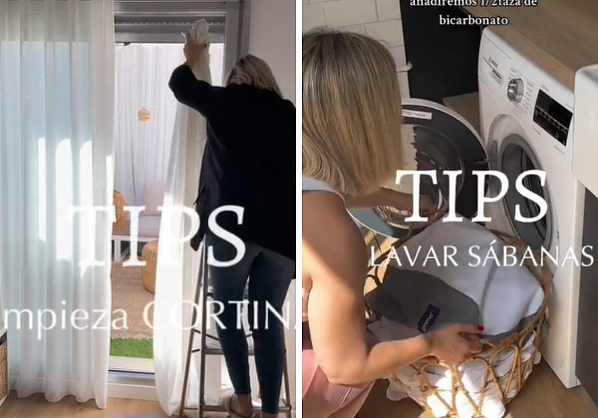 Una experta en limpieza da la clave para lavar las cortinas de casa sin que se arruguen
