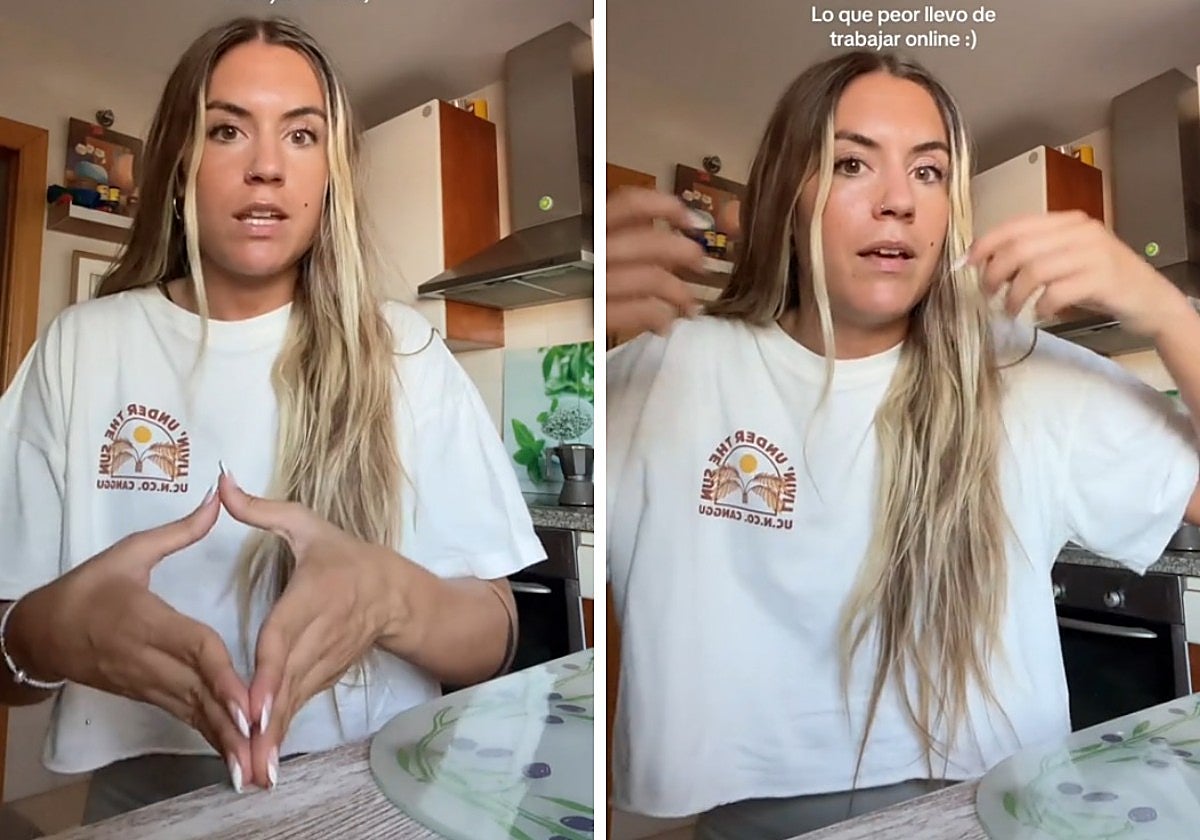 La dietista  ha compartido los obstáculos más frustrantes a los que se enfrenta como trabajadora remota