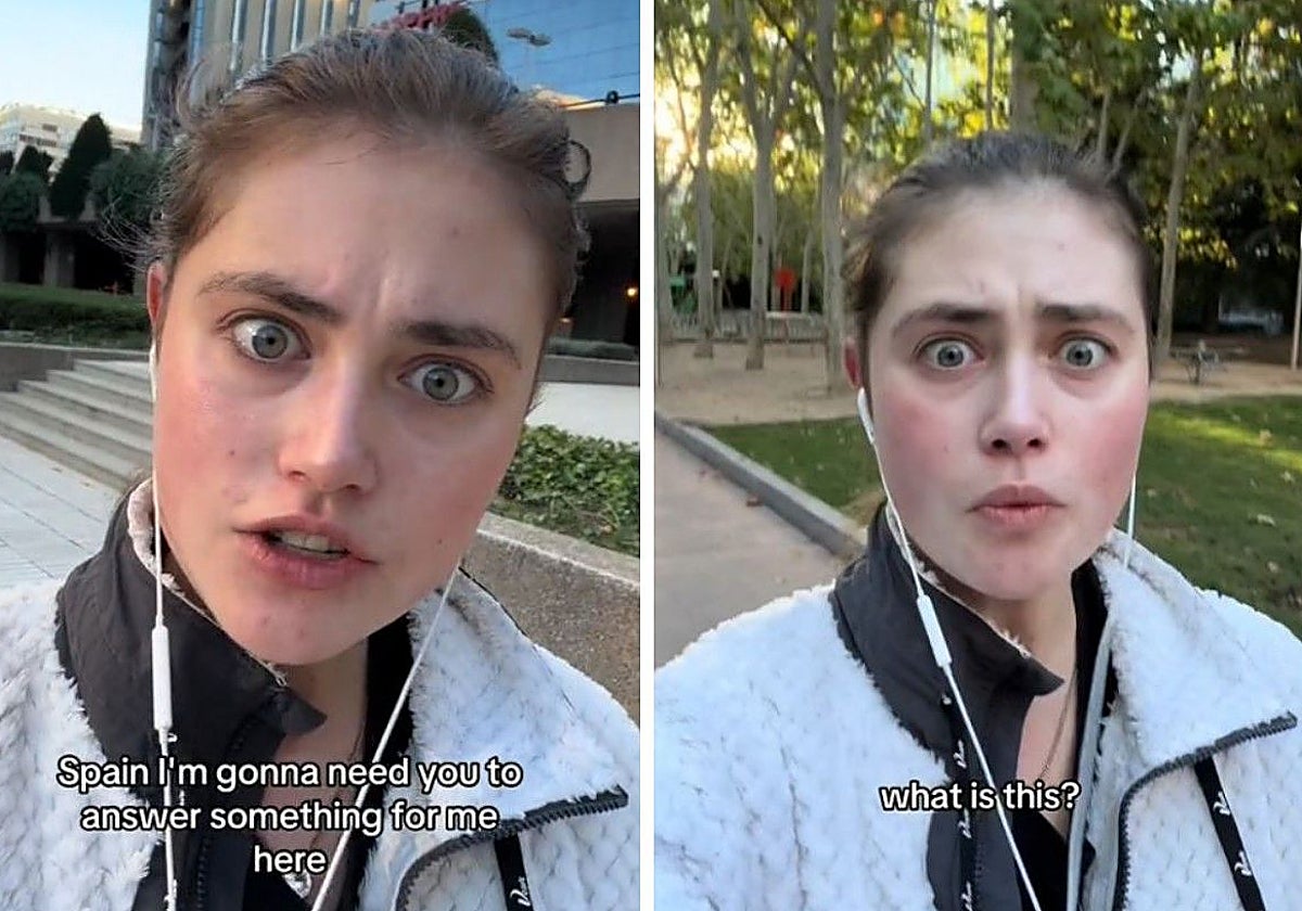 Danielle, durante su vídeo