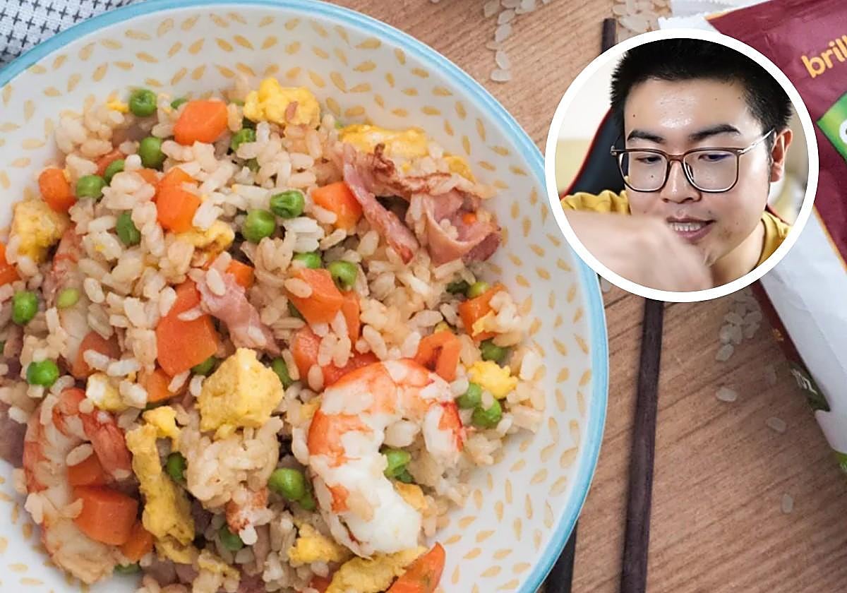 Un chino que vive en España explica cómo cocinar un arroz tres delicias tan bueno como el de los restaurantes
