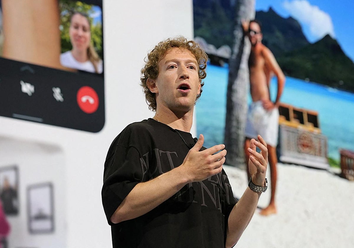 Zuckerberg, durante una presentación a finales de septiembre