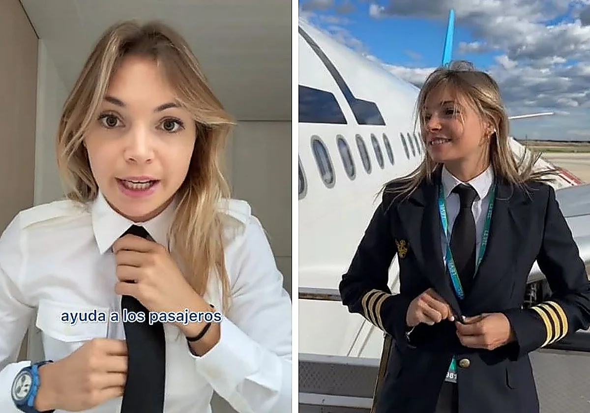 Savina lleva casi siete años trabajando como piloto comercial