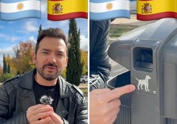 Un argentino que vive en España señala el detalle en las papeleras que le sorprenden: «Para que nunca te falte»