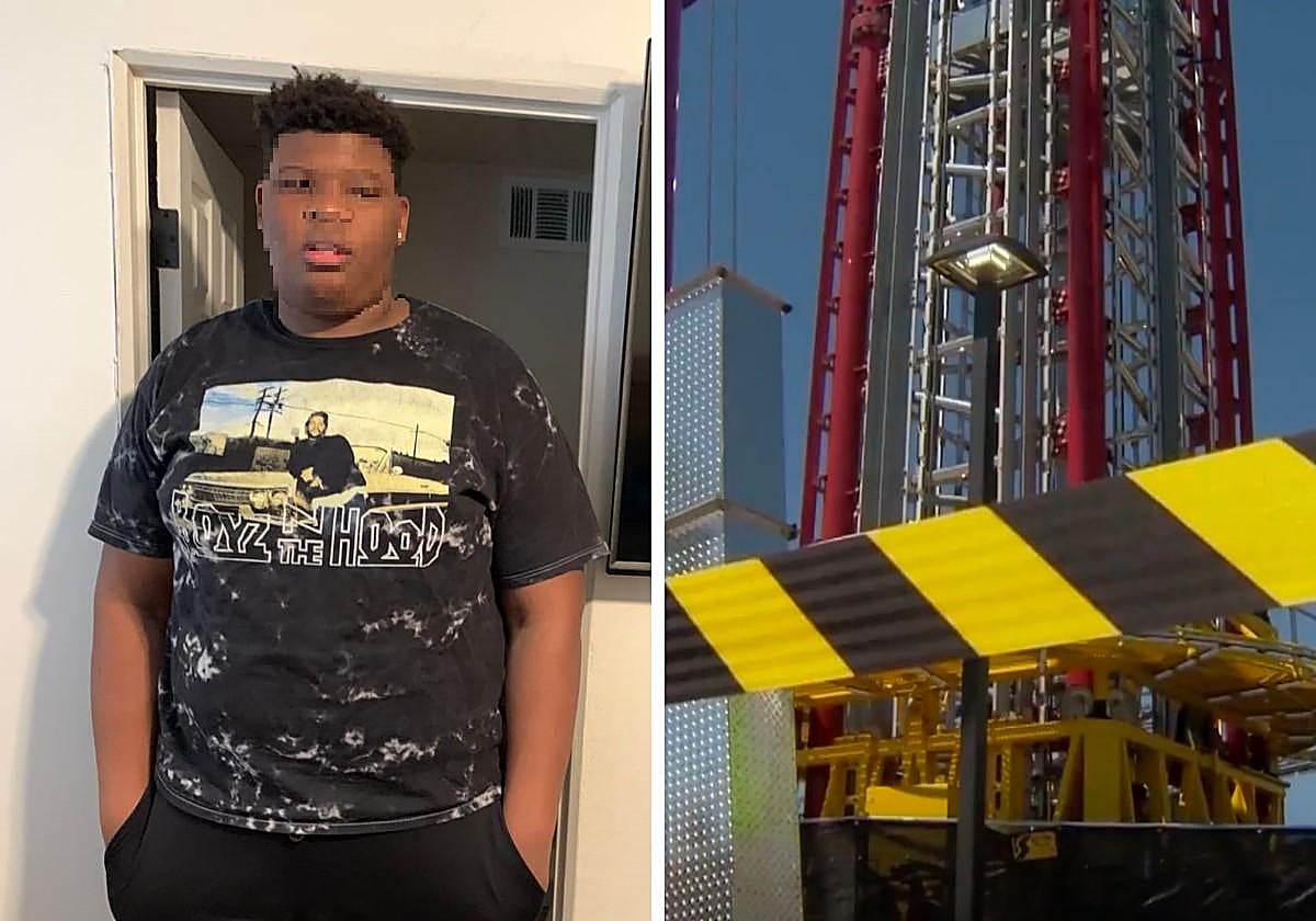 Tyre Sampson y la atracción en la que murió