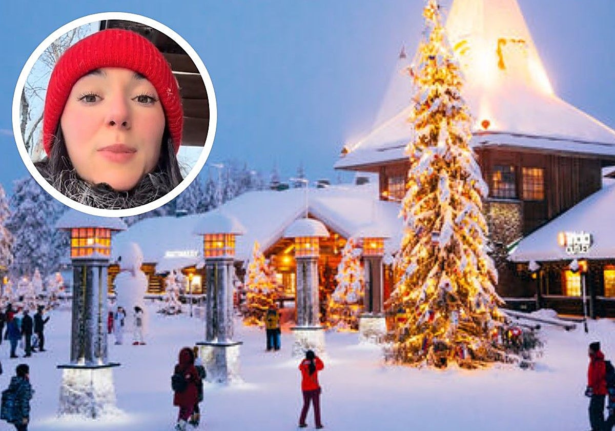 Carla está viviendo temporalmente en Laponia