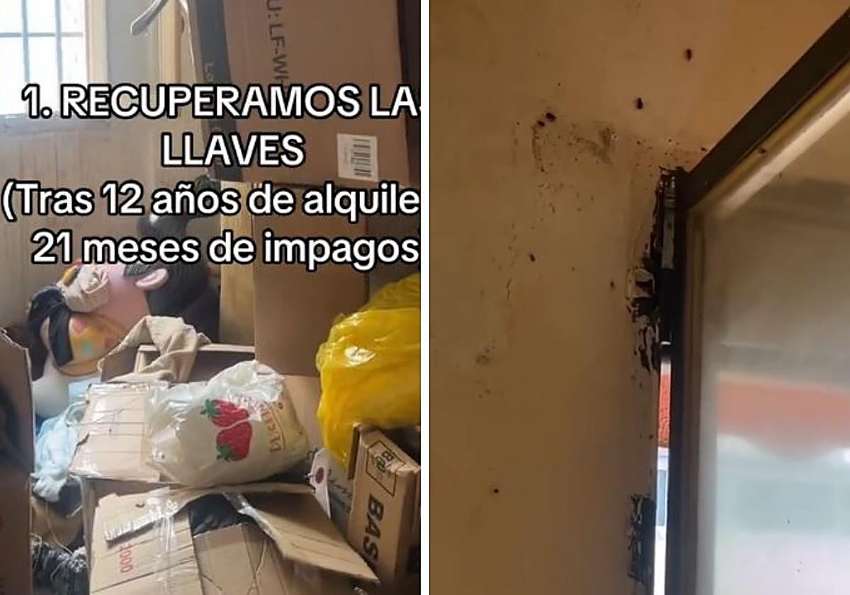 Estado del piso de la tiktoker