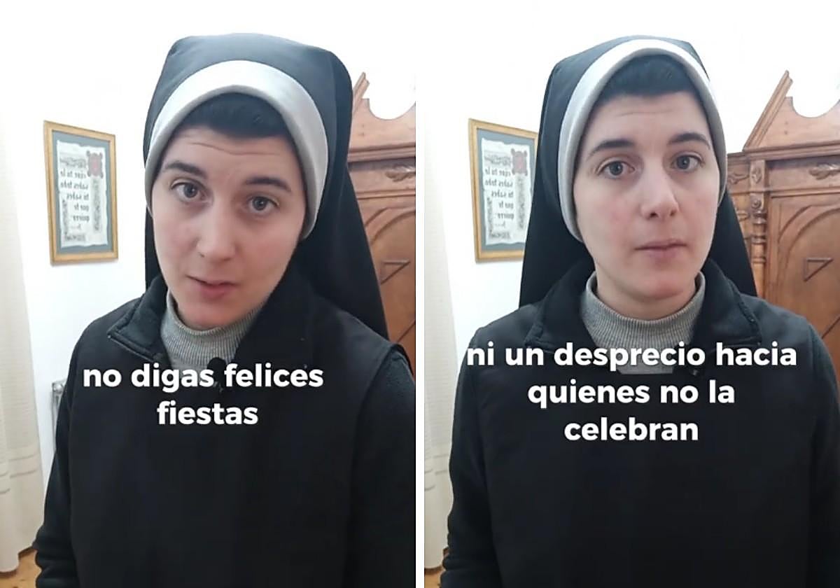 Una monja de clausura, muy clara con quienes dicen 'felices fiestas' en vez de 'Feliz Navidad': «No permitamos que...»