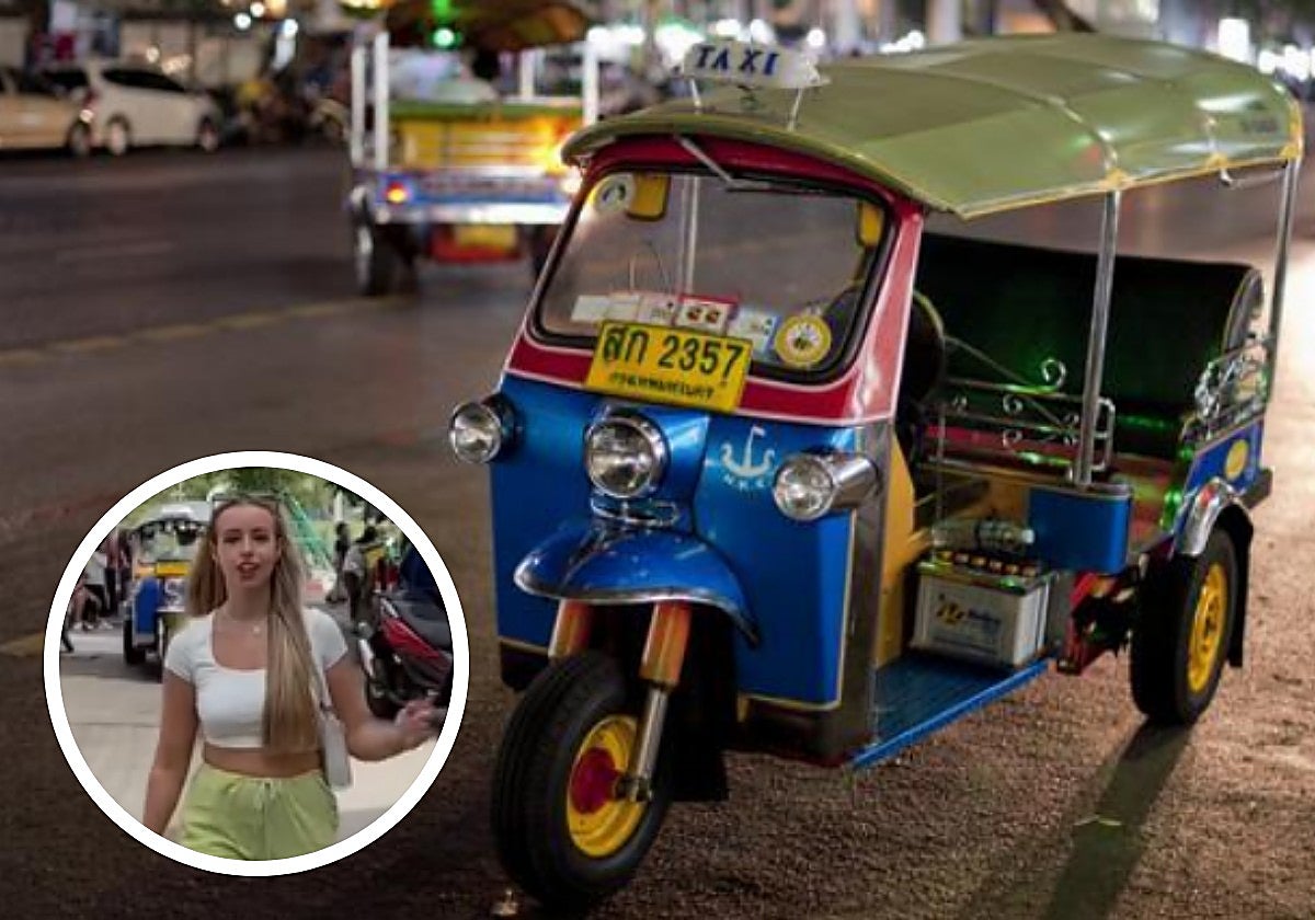 Una española en Tailandia advierte de la estafa de los tuktuk en Bangkok: «Te recomiendan ir...»