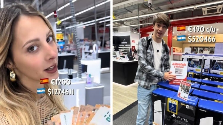 Unos argentinos en España muestran sorprendidos todo lo que pueden comprar con un sueldo medio: «Te dejo el precio»