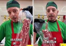 Un carnicero emite una advertencia sobre la carne envasada al vacío: «Hay mucha gente que se cree que...»