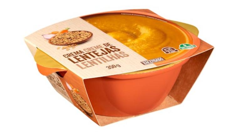 Imagen de la crema de lentejas, una de las últimas novedades de Mercadona
