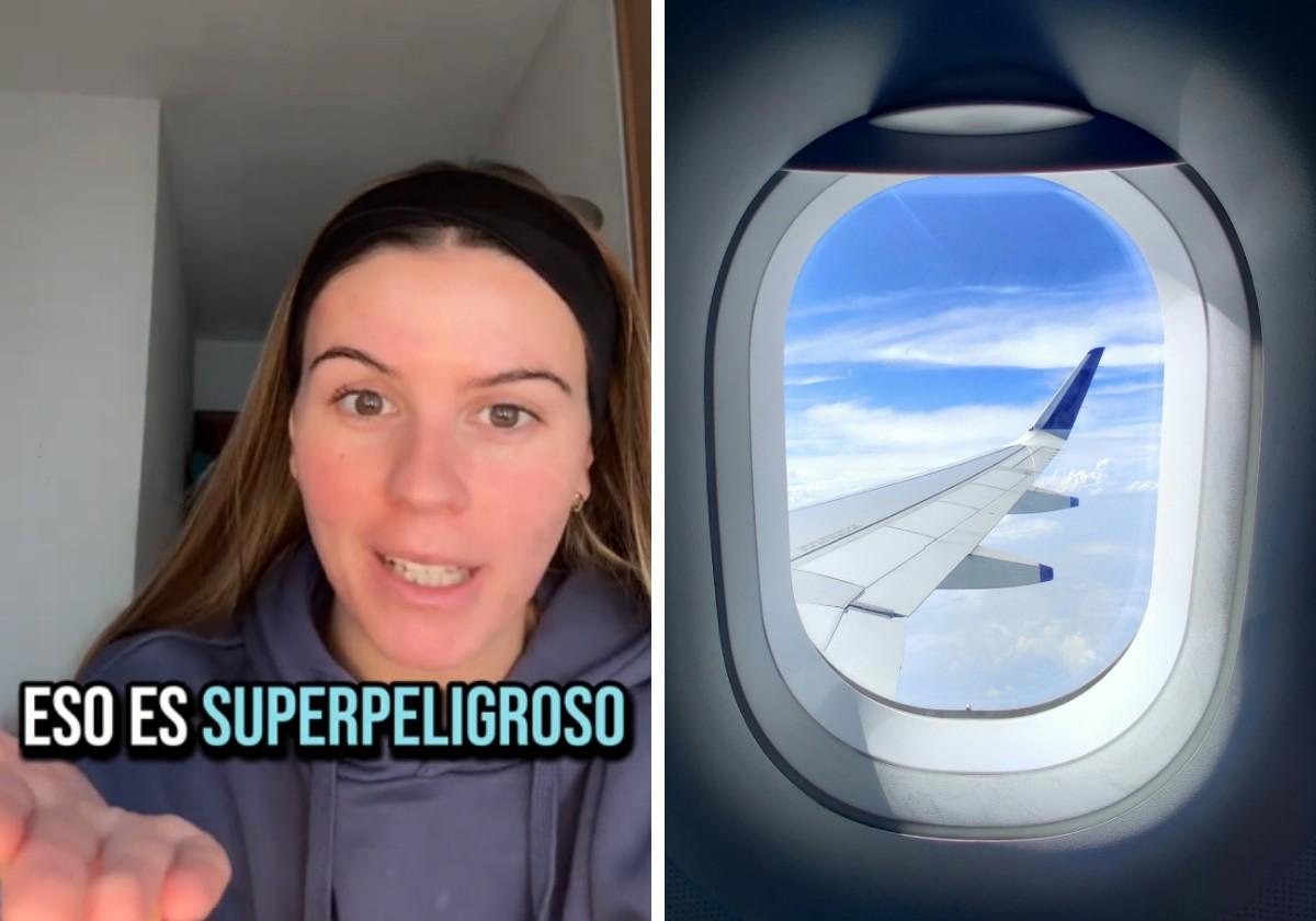 Una azafata explica el peligroso motivo por el que las ventanas de los aviones no son cuadradas