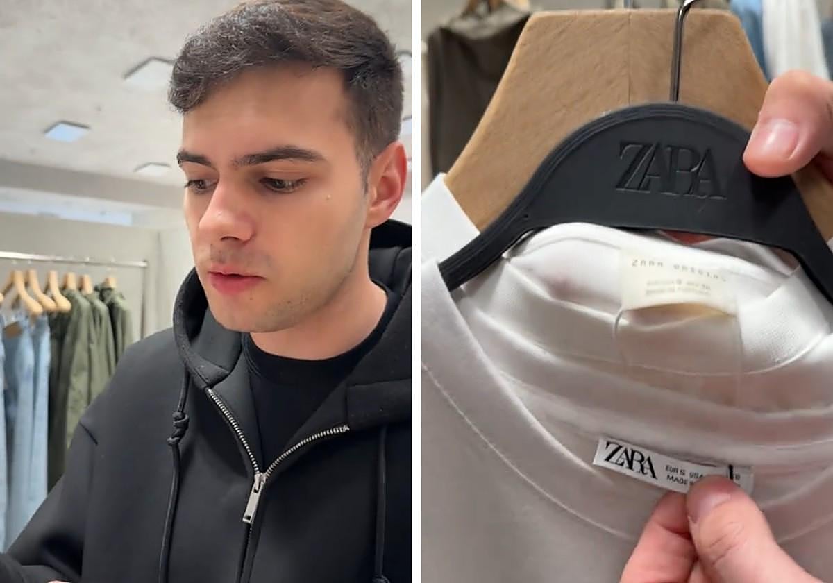 Va a una tienda de Zara y explica qué prendas tienen una mejor calidad con tan solo fijarse en este detalle de la etiqueta