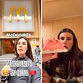 Va a un McDonald's en China y alucina con el precio y sus hamburguesas: «No tiene sentido»