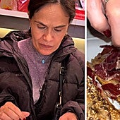Una colombiana prueba por primera vez el jamón en España y opina sin rodeos sobre su sabor: «Está muy salado»