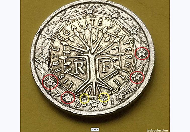 Si tienes esta moneda de 2 euros, atento: tiene un valor de hasta 5.000 euros