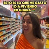 Una española que vive en Ghana explica cuánto le cuesta hacer la compra allí