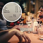 Un estadounidense de turismo en España comparte el ticket de un restaurante y alucina con los precios: «Ni siquiera...»