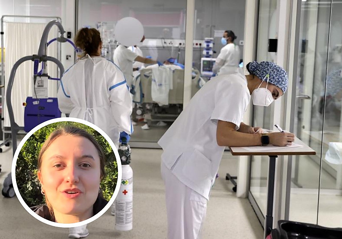 Isabel trabaja como enfermera en Irlanda