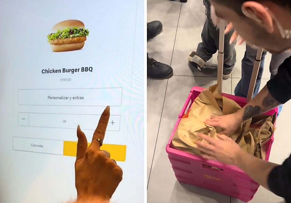 Compra 100 hamburguesas en un McDonald's de Barcelona a las 2 de la mañana y la gente se enfada