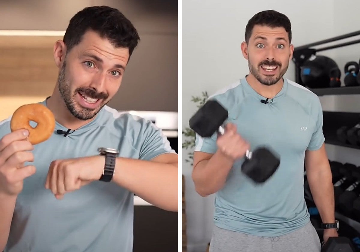 Un entrenador personal explica cuánto tienes que entrenar si te comes un donut: «El ejercicio no es la única manera que gasta calorías»