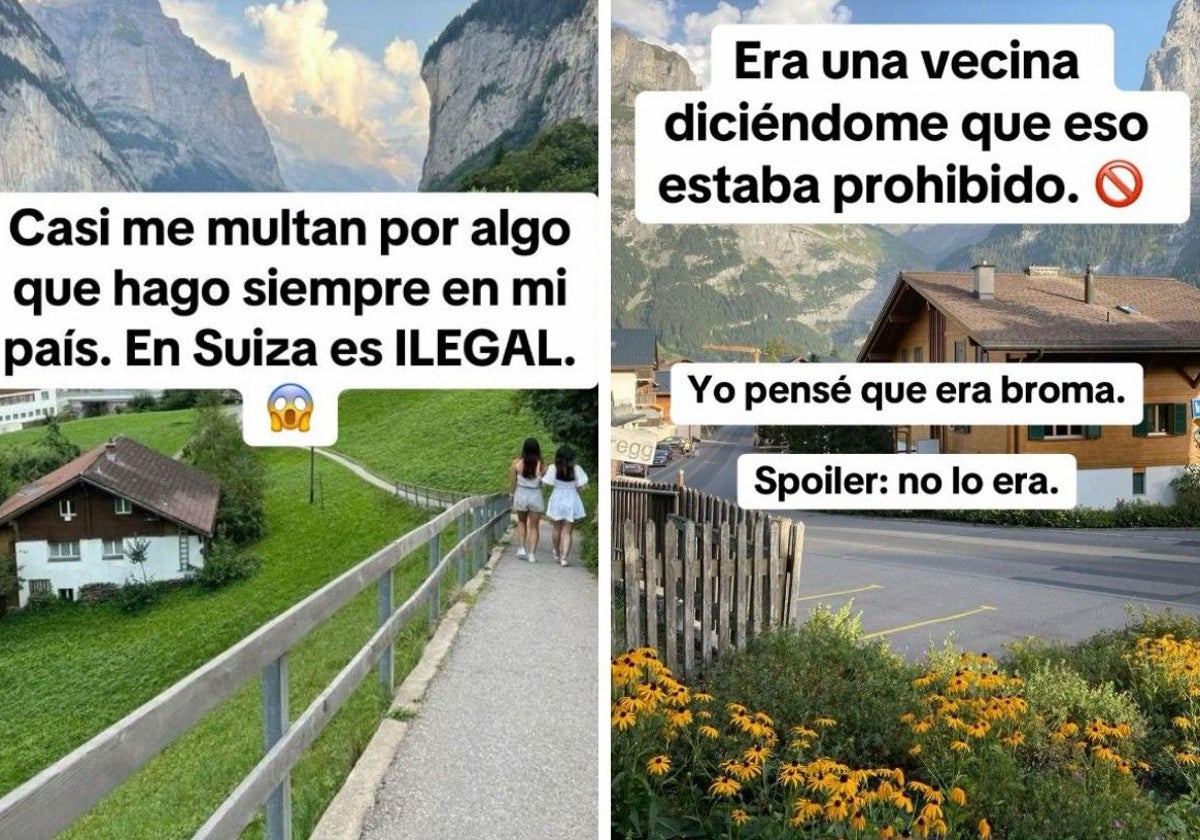 Una española que vive en Suiza, alarmada al conocer por qué ponen multas los domingos en este país: «Pensé que era broma»