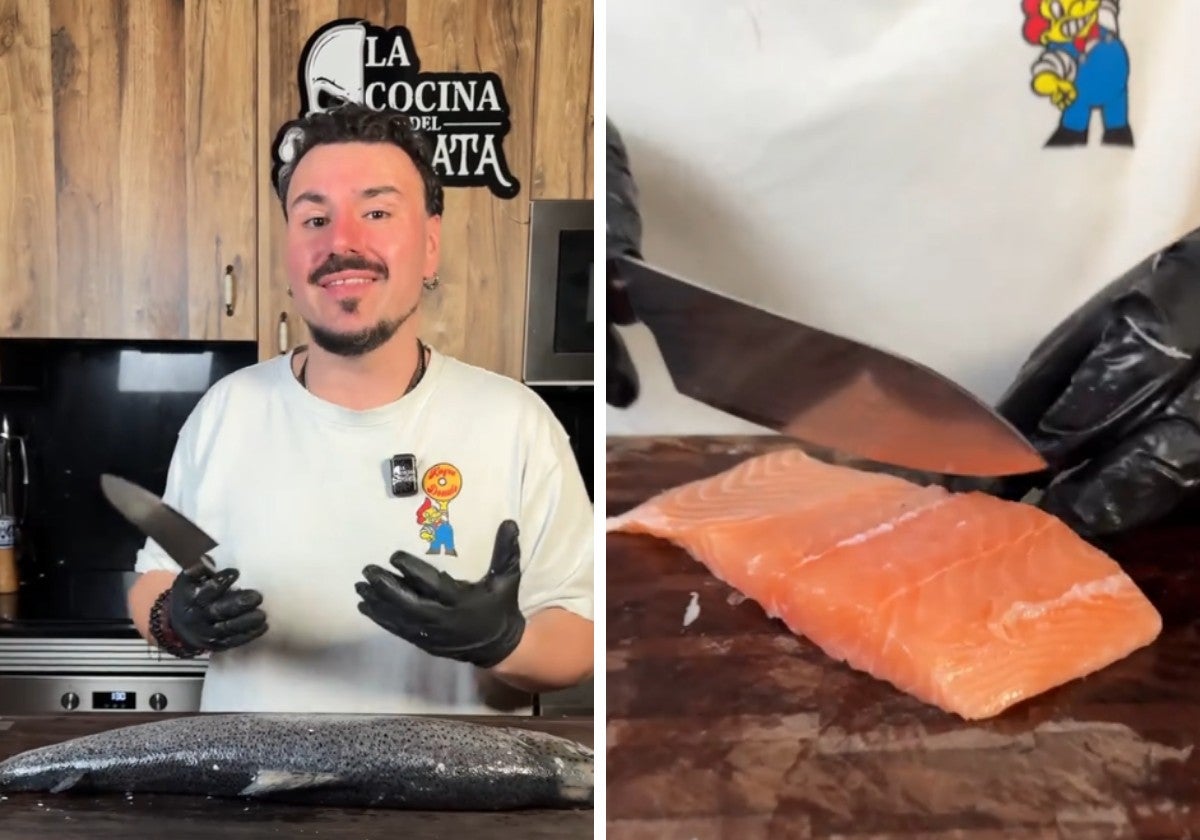 Un cocinero enseña cómo filetear de forma correcta un salmón entero y ahorrarte dinero