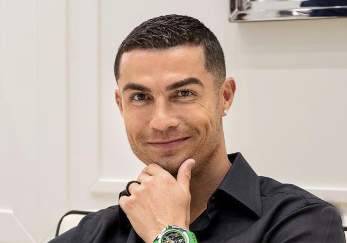 Cristiano Ronaldo en un partido con el Al Nassr