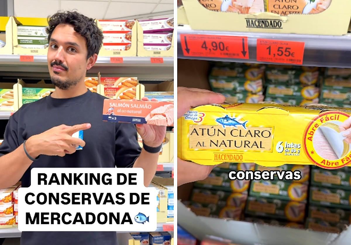 El nutricionista Carlos Ríos va a Mercadona e indica qué latas de conserva no debes comprar: «Evita las que llevan...»