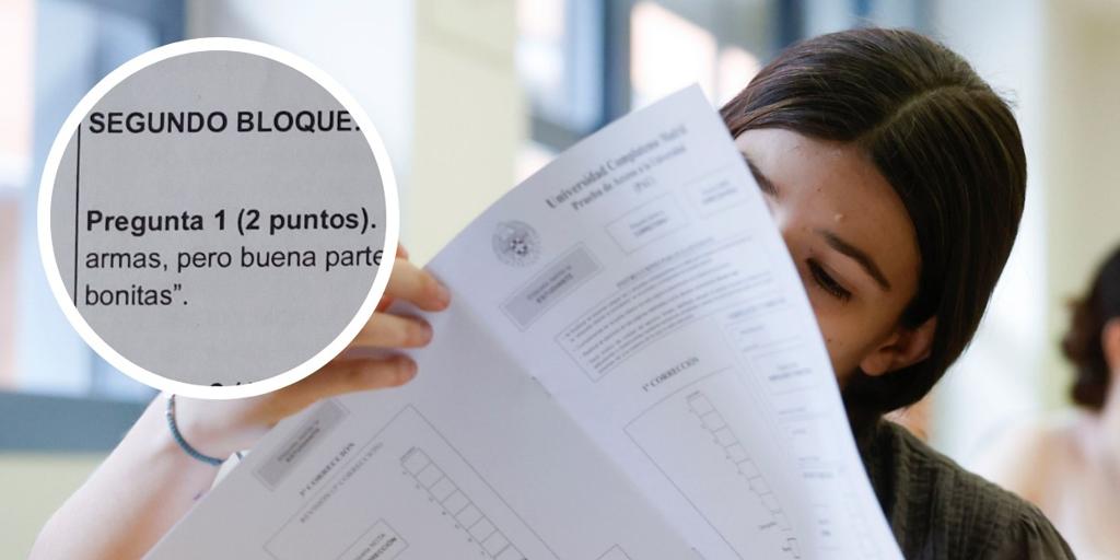 Una estudiante va a Selectividad y se enfada por la pregunta que le hacen en el examen de Lengua: «Casi me da una embolia»