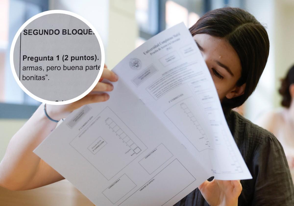 El enfado de una estudiante de Selectividad por la pregunta que han hecho en el examen de Lengua en Extremadura: «Casi me da una embolia»