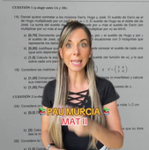 Una profesora resuelve el examen de Matemáticas II de Selectividad en Murcia y sentencia