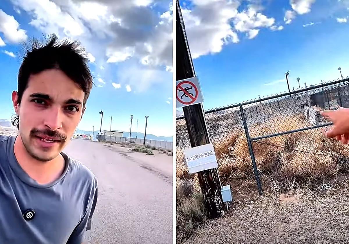 Un español va al Área 51 de Estados Unidos y muestra lo que descubre allí: «Me he encontrado con...»