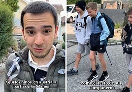 Un español de viaje por Austria, alucinado por cómo van al colegio los niños de este país: «Aquí es normal»