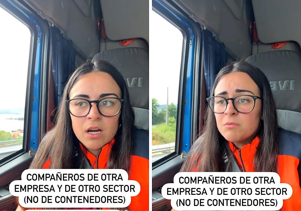 Una camionera, furiosa por lo que le ha ocurrido con otro compañero en una carretera de Galicia: «Es surrealista»