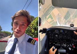 Un piloto hace que un avión caiga en picado y muestra cómo es vivirlo desde dentro: «Es una locura»