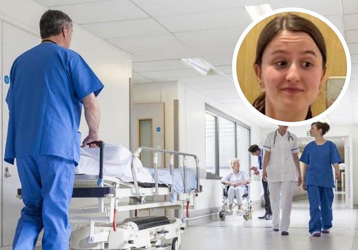 Una española que trabaja como enfermera en Irlanda, alucinada con el uniforme que tiene allí: «Me quedaba un poco ancho»