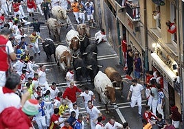 Un catalán herido por un toro en un encierro de San Fermín opina sin filtros sobre las fiestas de Pamplona: «Es lo más loco de mi vida»