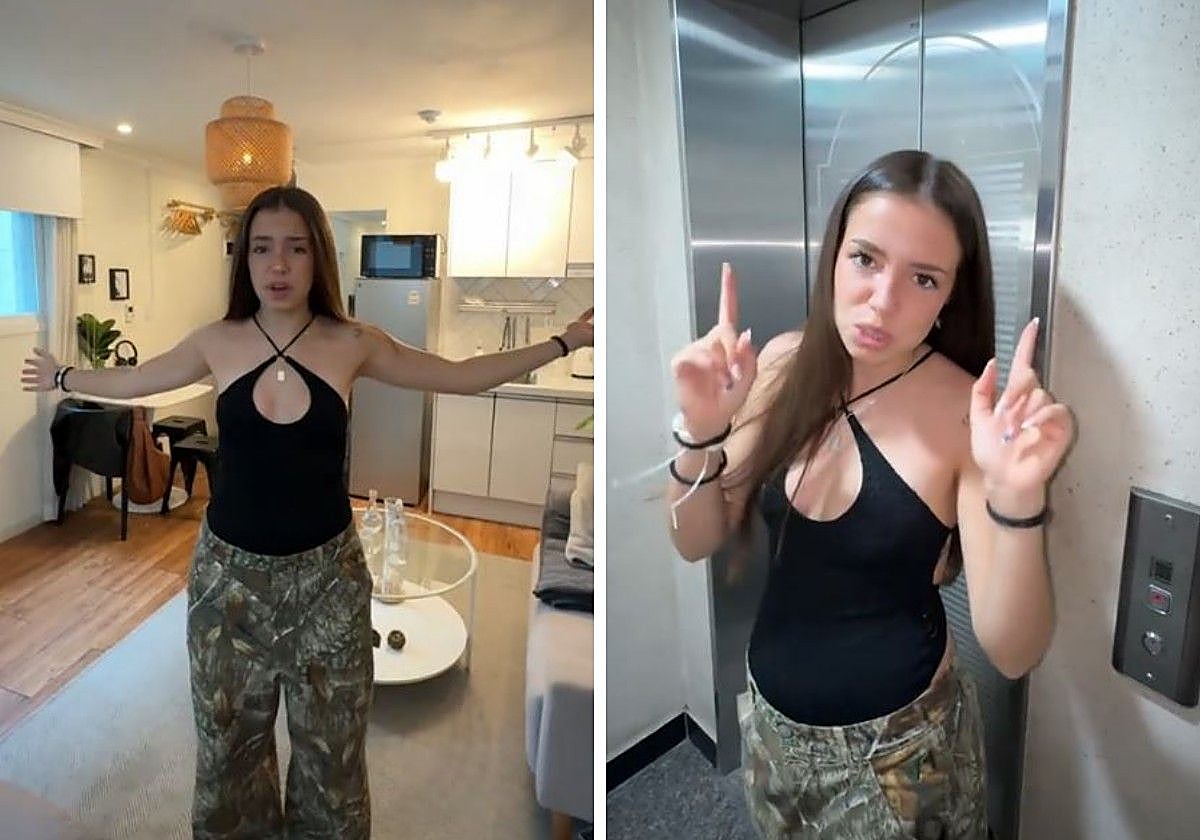 Una española de viaje en Corea del Sur enseña su apartamento y no da crédito con la plaza de parking: «Aprovechada para tirar toda la basura»